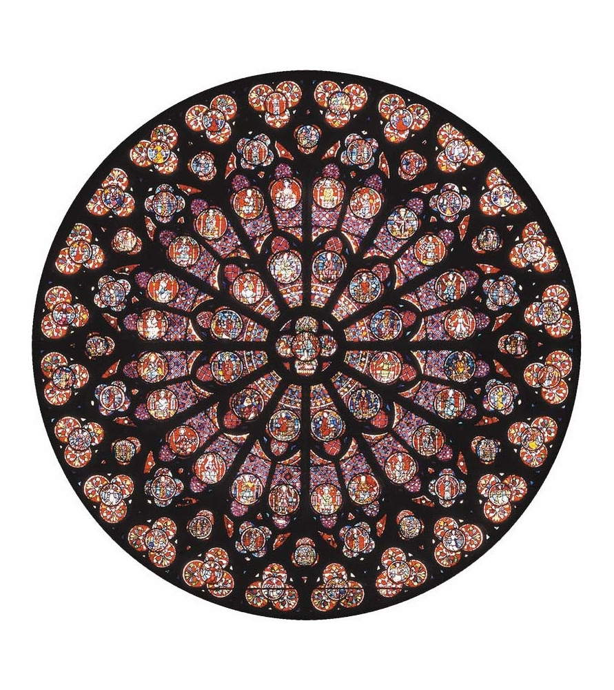 ROSACE NOTRE DAME Puzzle Bois 80 Pièces
