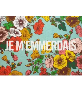 Puzzle Je m’emmerdais – message humoristique typographique – Piece & Love – disponible à Langon