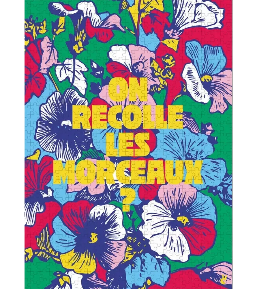 Puzzle Moi je, toi tu Piece & Love – illustration typographique humoristique – chez Assemblez-Moi