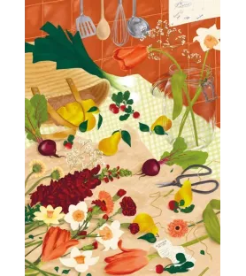 Puzzle Le retour du marché – étal fleuri, légumes & fruits – disponible à Langon