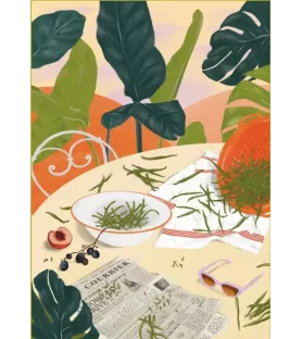 Puzzle Les Haricots Verts (Jour Férié) – scène de cuisine française lumineuse – chez Assemblez-Moi à Langon