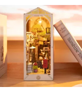 Book Nook Sunshine Town Rolife – ruelle lumineuse citadine miniature – disponible à Langon