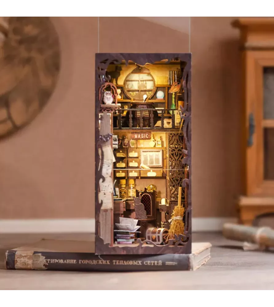 DIY Magic Pharmacist Cutebee - book nook apothicaire magique lumineux - Assemblez-Moi Langon Sud Gironde