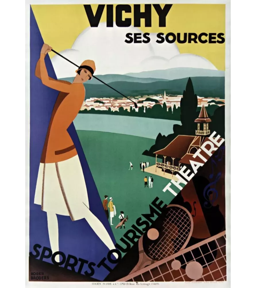 Puzzle Grafika 500 pièces Roger Broders Vichy ses Sources – Assemblez-Moi Langon