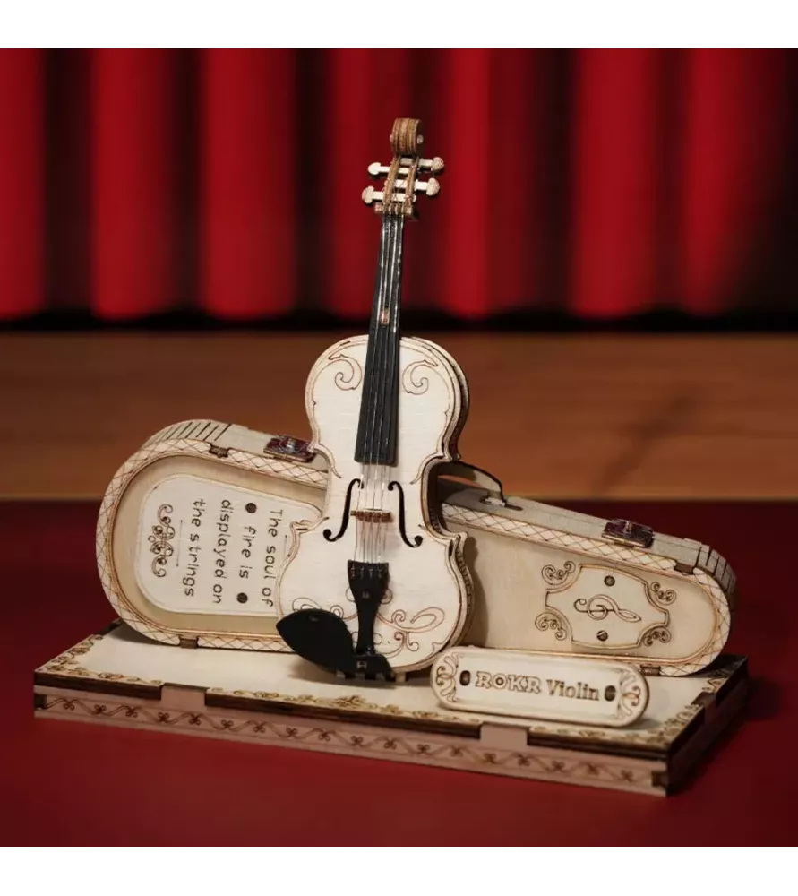 Violon Capriccio ROKR – maquette musicale en bois – chez Assemblez-Moi