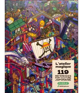 Puzzle Atelier Magique – illustration pop culture japonaise riche en détails – disponible à Langon