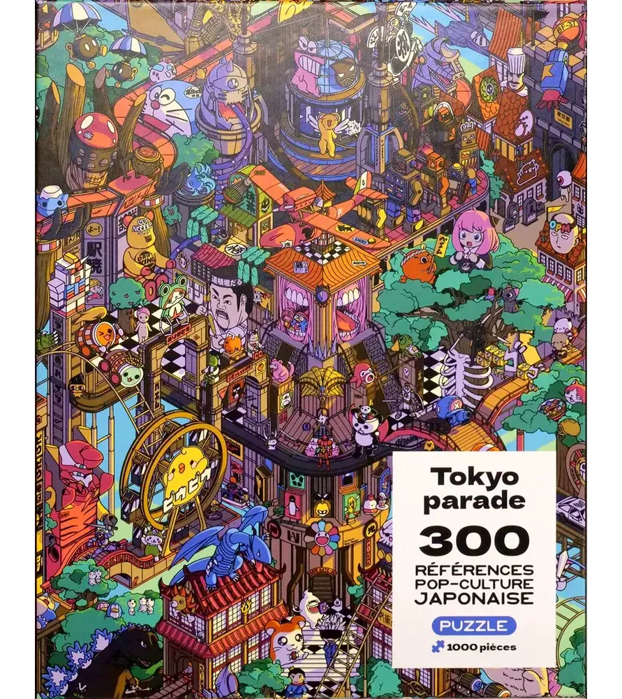 Puzzle Tokyo Parade – 1000 pièces – illustration pop culture japonaise – disponible à Langon