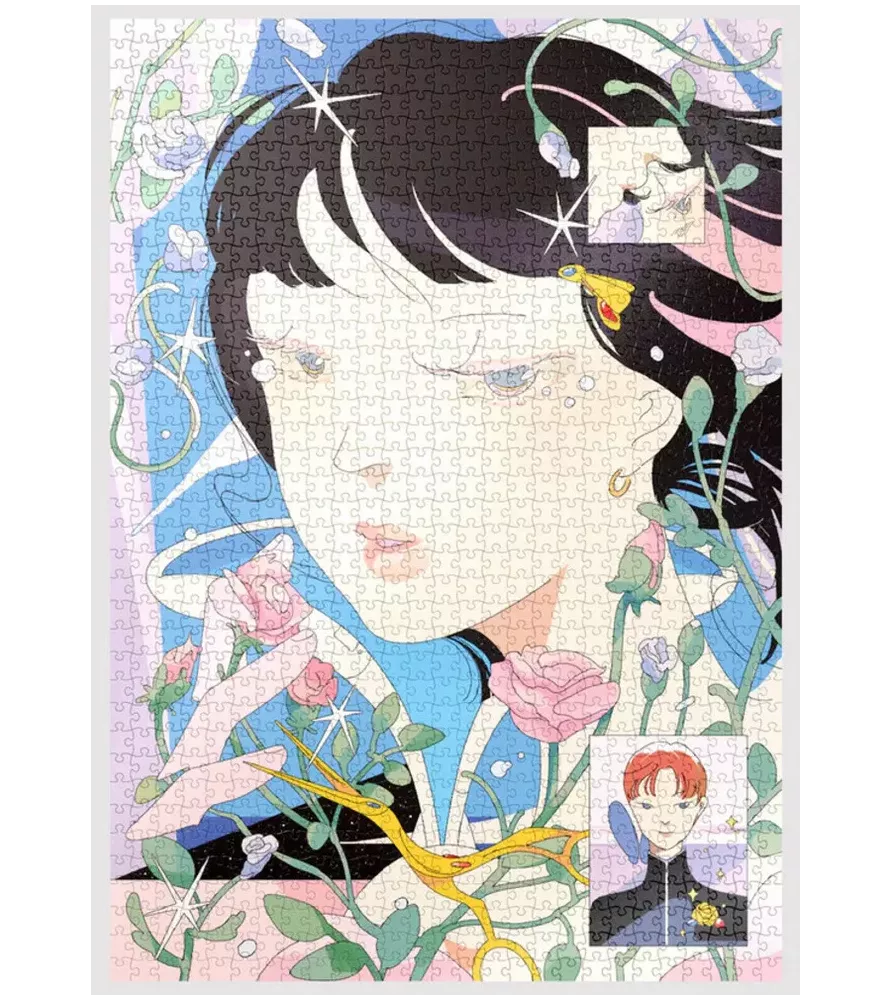 Puzzle Spring at the Rose Garden Club 1000 pièces – illustration florale Saitemiss – Éditions Sulo – chez Assemblez-Moi