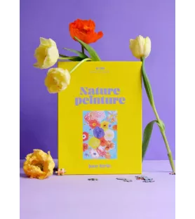 Puzzle Nature Peinture (Jour Férié) – bouquet floral coloré et artistique – chez Assemblez-Moi à Langon