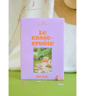 Puzzle Le Casse-Croûte (Jour Férié) – scène de pique-nique champêtre et conviviale – chez Assemblez-Moi à Langon