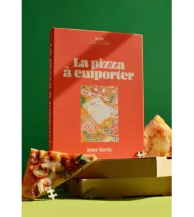 Puzzle Pizza à emporter (Jour Férié) – scène de repas convivial et gourmand – chez Assemblez-Moi à Langon