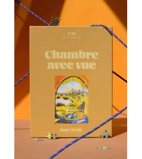 Puzzle Chambre avec vue (Jour Férié) – tente face au lac et montagnes – chez Assemblez-Moi à Langon