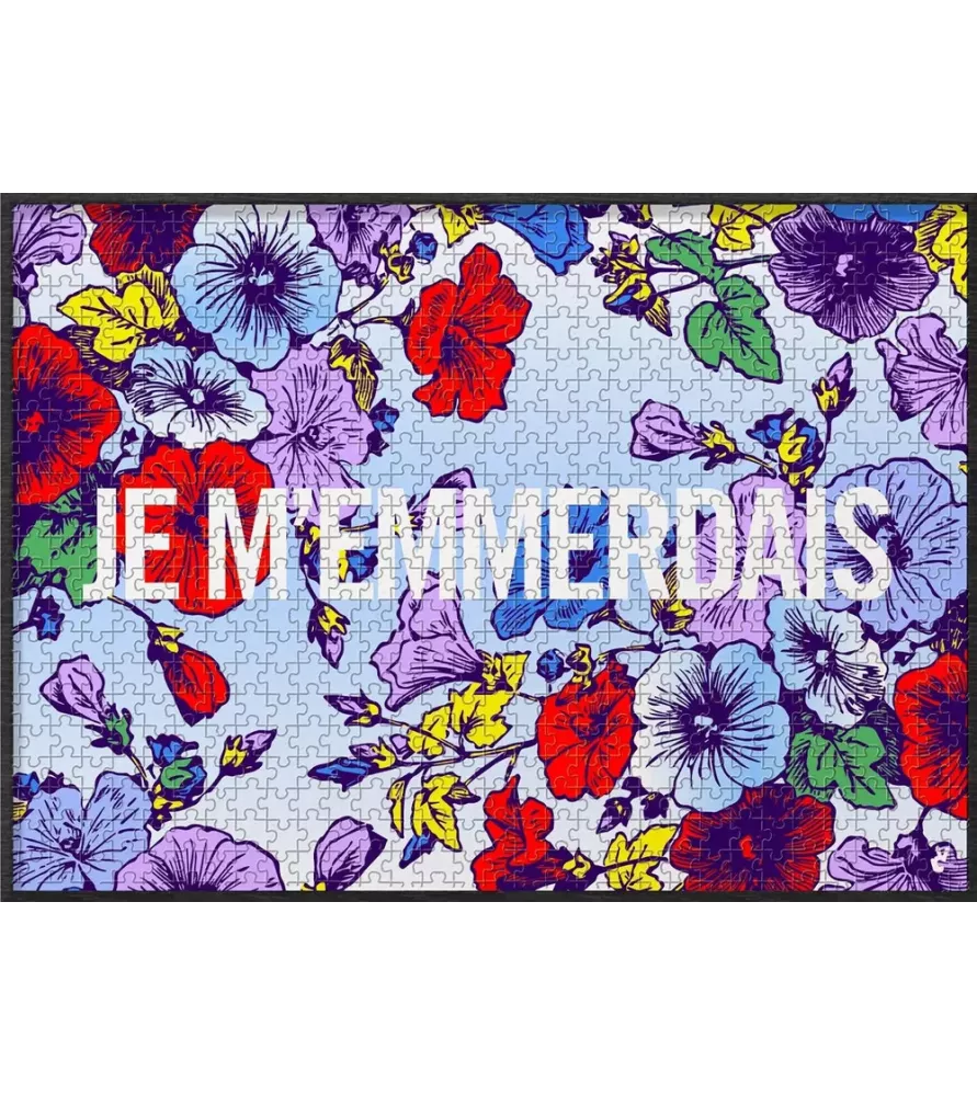 Puzzle Je m’emmerdais grave 1000 pièces Piece & Love – illustration humoristique pop – chez Assemblez-Moi