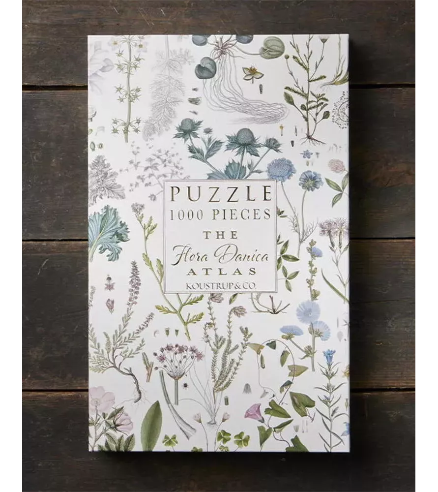 Puzzle Koustrup & Co Flora Danica – planches botaniques danoises – disponible à Langon