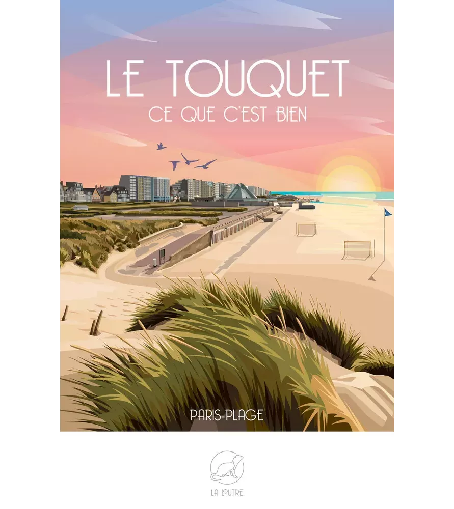 Puzzle Le Touquet 1000 pièces (La Loutre) – plage centrale et ambiance balnéaire – disponible chez Assemblez-Moi