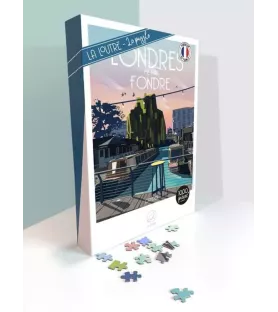 Puzzle Londres 1000 pièces (La Loutre) – illustration de Camden et façades colorées – disponible chez Assemblez-Moi