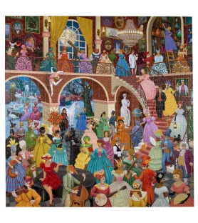 Puzzle Alchemist’s Masquerade eeBoo – illustration mystique et colorée – chez Assemblez-Moi