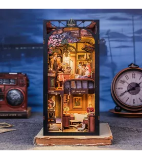 Diorama miniature « Train Mystery Case » – wagon vintage illuminé – Cutebee / Assemblez-Moi Langon