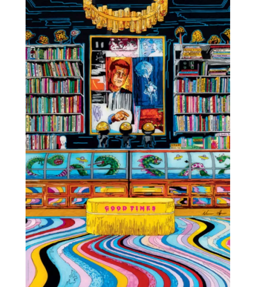 Puzzle Home Room with President 1000 pièces Heye – scène intérieure artistique – disponible à Langon