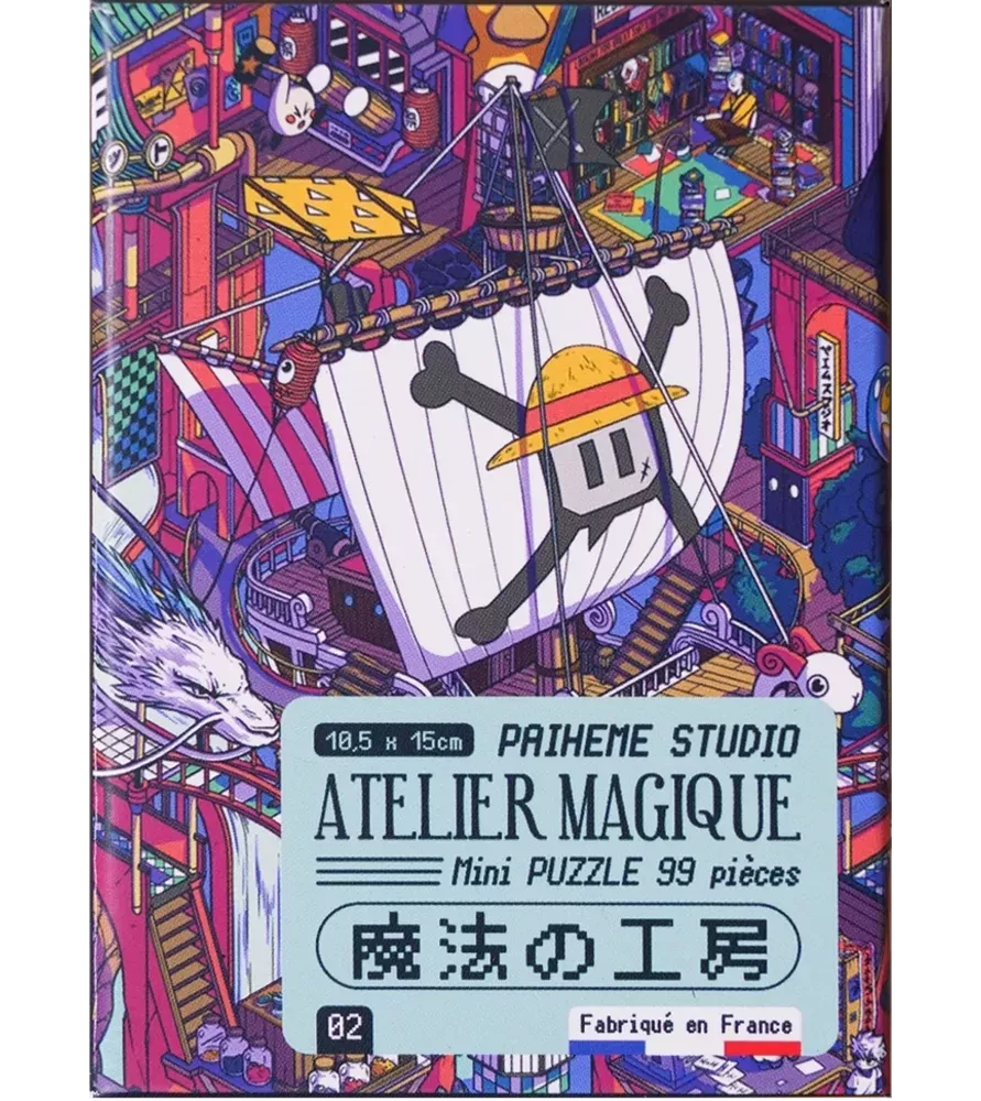Mini puzzle Atelier Magique – univers fantastique – chez Assemblez-Moi