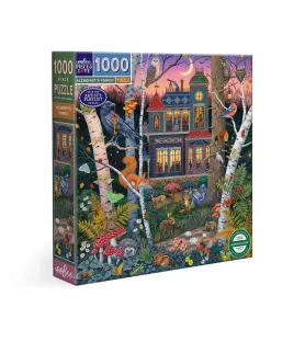 Puzzle Alchemist’s Forest – manoir et forêt mystérieuse 1000 pièces (eeBoo) – chez Assemblez-Moi