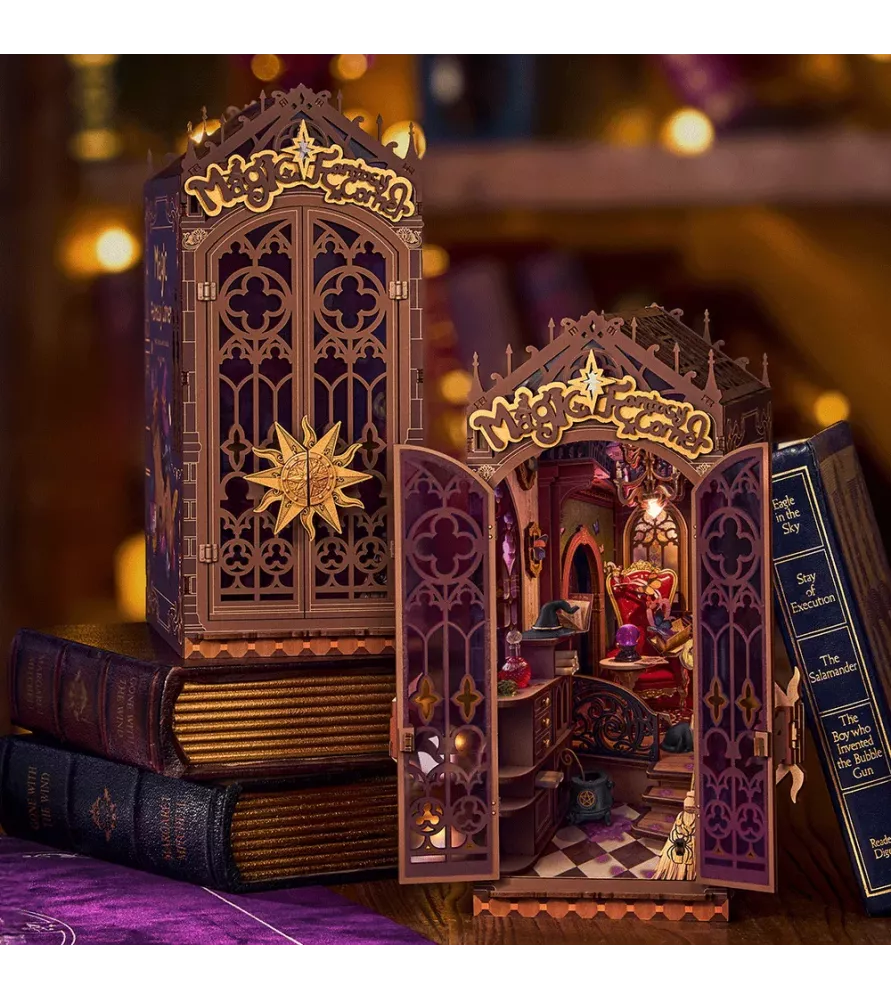 DIY Magic Fantasy Corner Rolife – book nook néo-gothique magique – chez Assemblez-Moi
