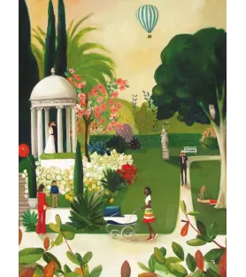 Puzzle Fainting in the Botanical Garden 1000 pièces New York Puzzle Company – jardin botanique illustré – chez Assemblez-Moi