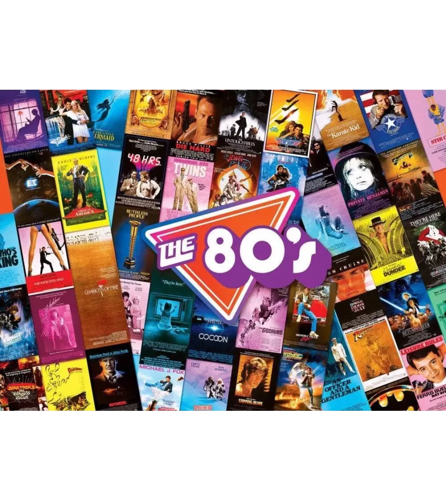 Puzzle 80's Blockbusters 1000p MasterPieces | Assemblez-Moi