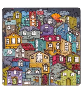 Q12 Puzzle Argent 4 72 piéces Curiosi