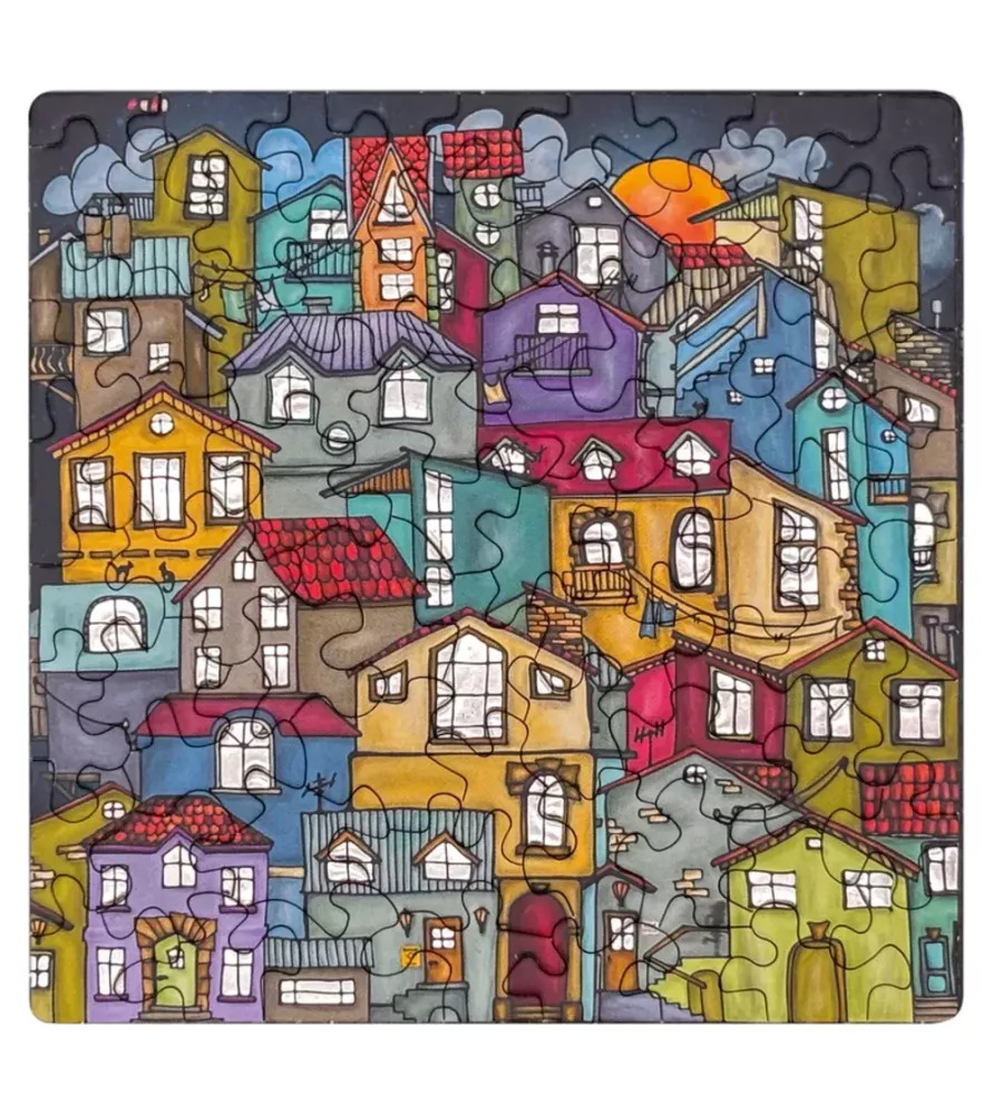 Q12 Puzzle Argent 4 72 piéces Curiosi