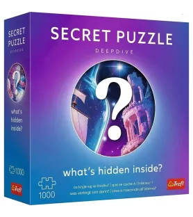 Puzzle Secret Puzzle Deepdive Trefl – boîte mystère 1000 pièces aux tons cosmiques – disponible à Langon