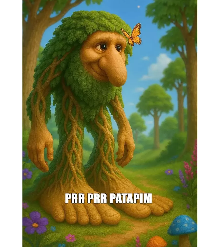 Puzzle BrainRots Prr Prr Patapim Trefl – visuel décalé 200 pièces avec créature-arbre – disponible à Langon