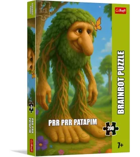 Puzzle BrainRots Prr Prr Patapim Trefl – visuel décalé 200 pièces avec créature-arbre – disponible à Langon