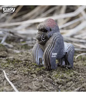 DIY Gorille EUGY – maquette 3D carton gorille au pelage réaliste – chez Assemblez-Moi