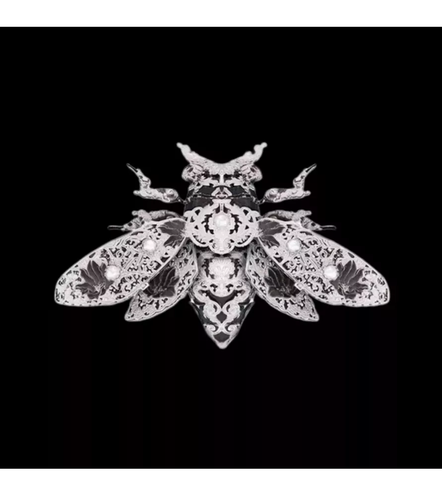 Puzzle 3D métal cigale émeraude Piececool – insecte décoratif aimanté chez Assemblez-Moi