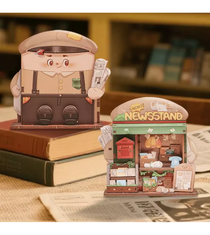 DIY Talebox Cutebee – kiosque à journaux miniature “Newsstand” – chez Assemblez-Moi