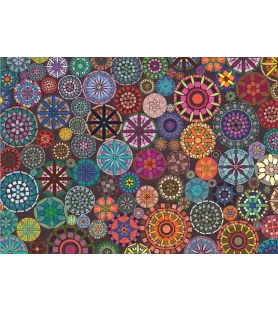 Puzzle Mosaic Studio 1000 pièces – mosaïques géométriques colorées – chez Assemblez-Moi
