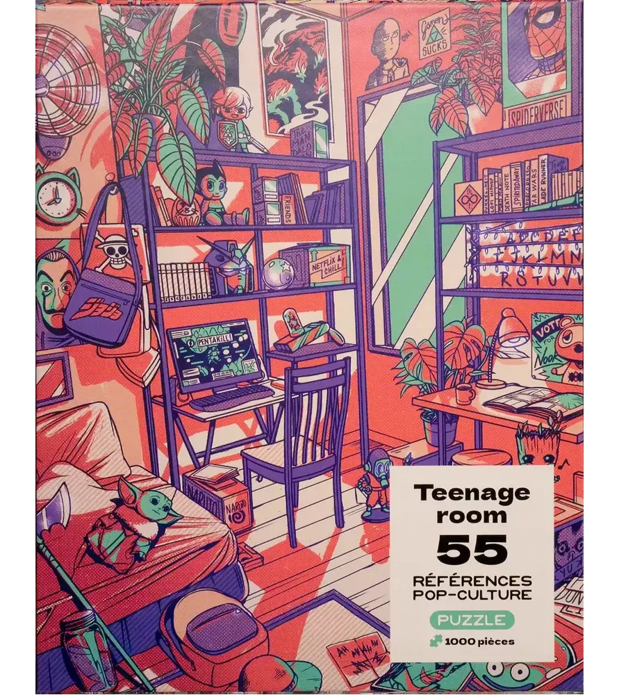 Puzzle Teenage Room – 1000 pièces (Paiheme) | Assemblez-Moi