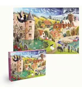 Puzzle Home of Fairytales 1000 pièces – univers féerique inspiré des contes – chez Assemblez-Moi