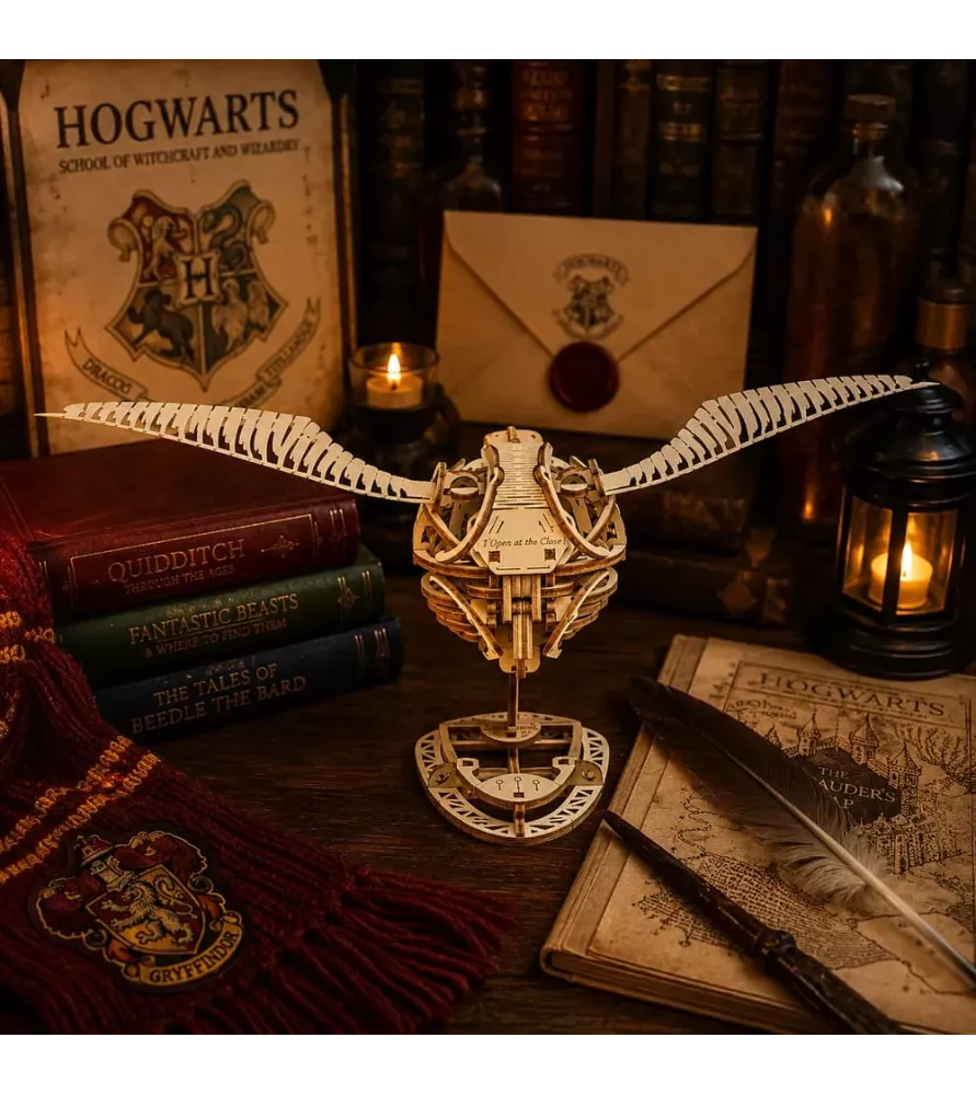 Vif d’or mécanique Harry Potter PUREMIND en bois à assembler chez Assemblez-Moi