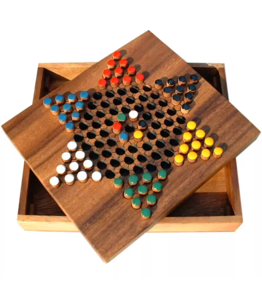 Dames Chinoises Voyage Atelier Mikado – jeu de stratégie en bois pour 2 à 6 joueurs – Assemblez-Moi à Langon.