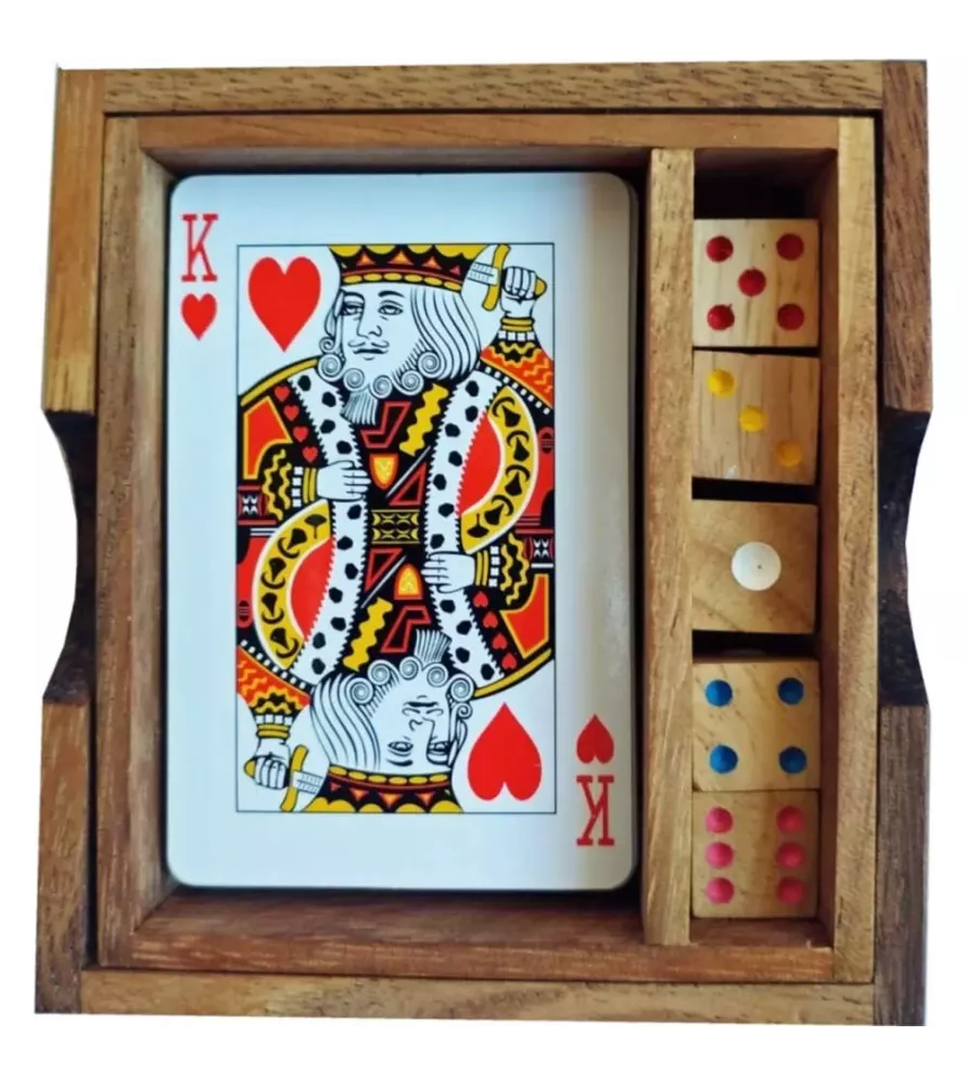 Coffret Cartes et Dés Atelier Mikado avec jeu de cartes et 5 dés – Assemblez-Moi à Langon
