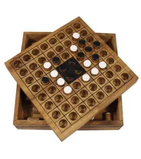 Othello Grand Modèle Atelier Mikado – jeu de stratégie en bois pour 2 joueurs – Assemblez-Moi à Langon