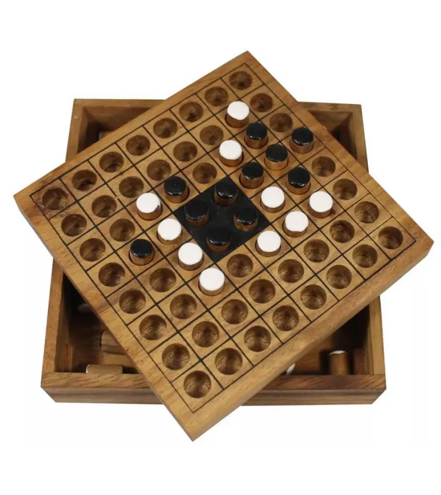 Othello Grand Modèle Atelier Mikado – jeu de stratégie en bois pour 2 joueurs – Assemblez-Moi à Langon