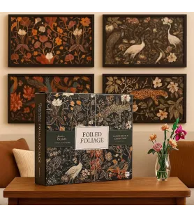 Puzzle Foiled Foliage 4 x 1000 pièces Professor Puzzle – collection nature avec finitions dorées – chez Assemblez-Moi