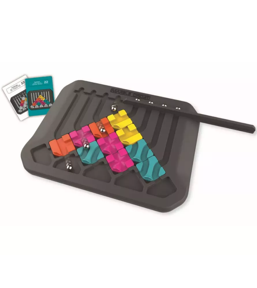 Marble Circuit IELLO – puzzle de logique avec circuits colorés et billes – Assemblez-Moi à Langon