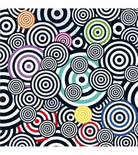 Puzzle Q7 Shake 5 70 pièces Curiosi – cercles concentriques et art optique graphique – chez Assemblez-Moi
