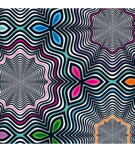 Puzzle Q7 Shake 6 70 pièces (Curiosi) – motifs hypnotiques et lignes ondulantes – chez Assemblez-Moi
