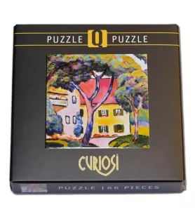 Puzzle Q Art 6 66 pièces Curiosi maison expressionniste chez Assemblez-Moi Langon