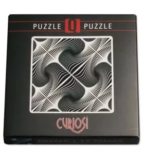Puzzle Q Shimmer 1 Curiosi 79 pièces illusion d'optique noir et blanc chez Assemblez-Moi Langon